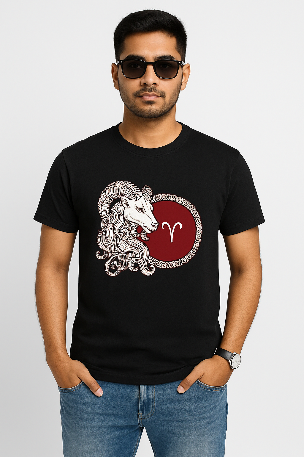 Unisex Virgo Zodiac Sign Pure Cotton T-shirt