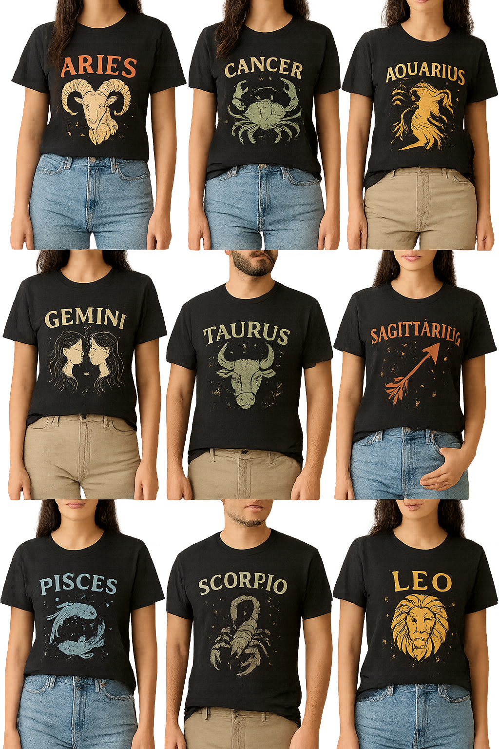 Shop Zodiac Sign T-Shirts Online – Find Your Cosmic Match