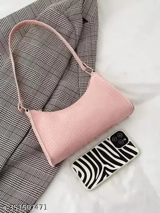 ✨ Elegant Croc-Textured Sling Bag for Women & Girls ✨