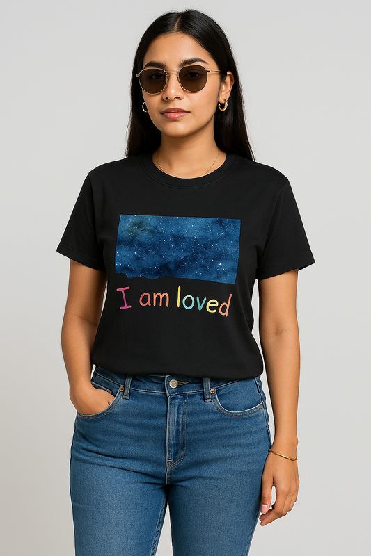 Graphic Print I Am Loved Unisex T-Shirt