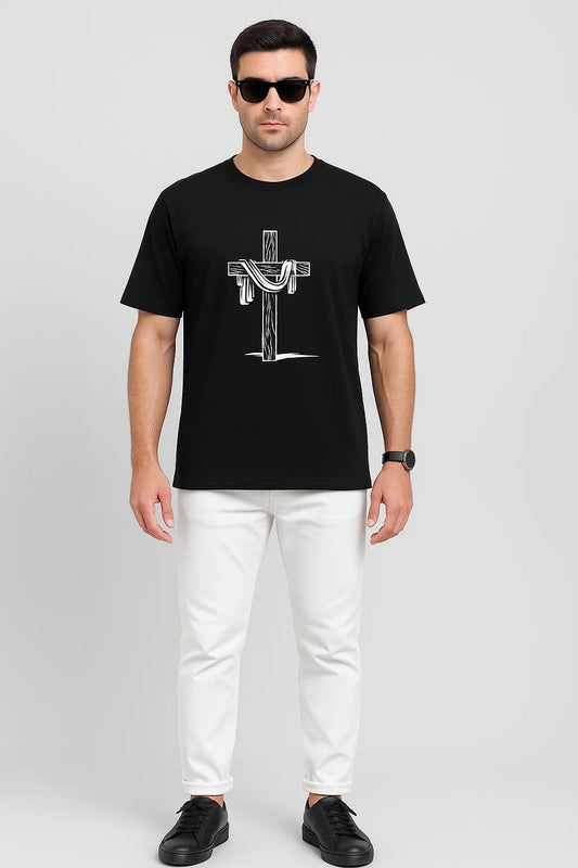 Men's The Redeemer Cross Cotton T-Shirt