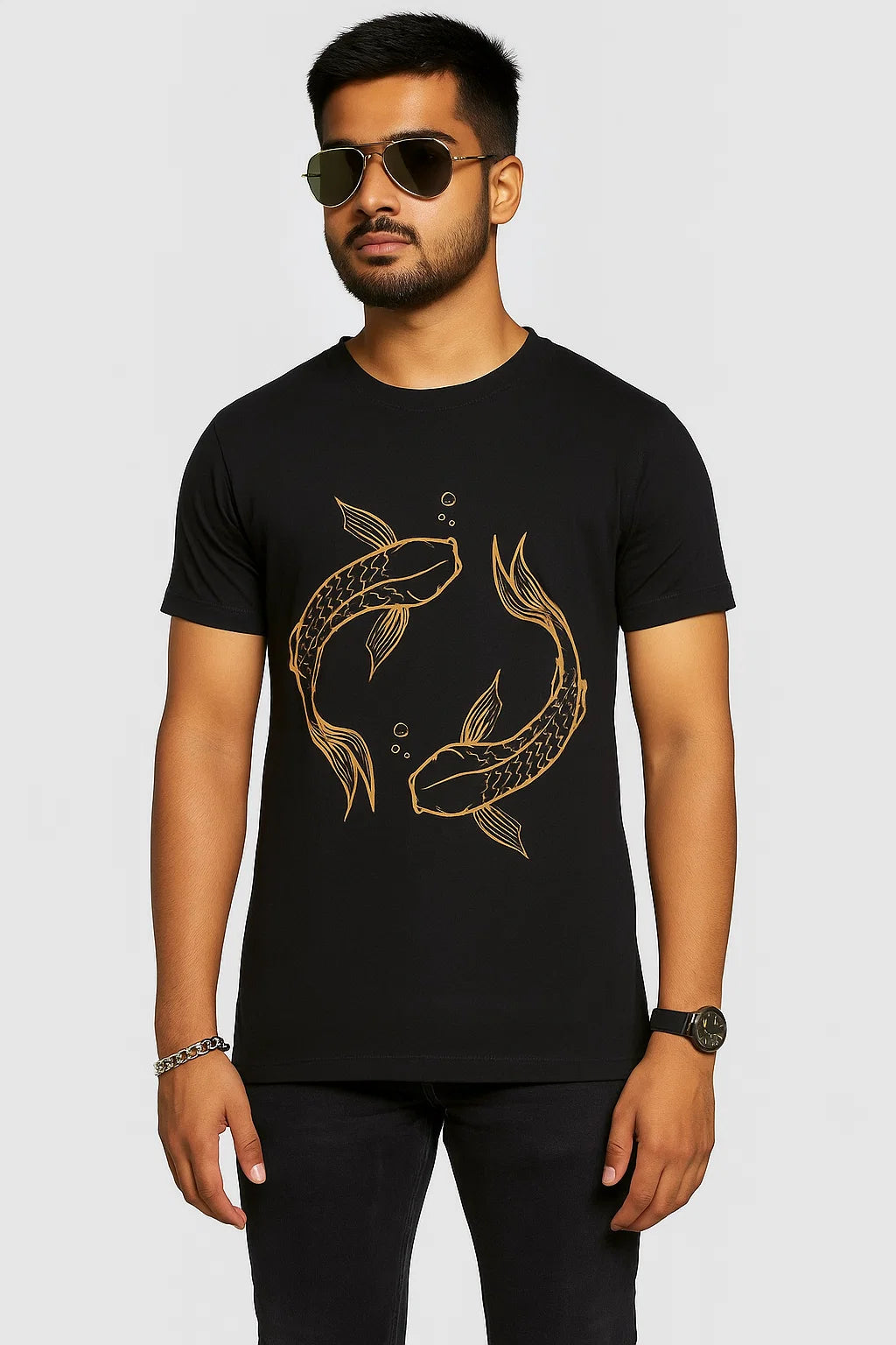 Unisex Pisces: Ride the Waves of Imagination Pure Cotton Tee