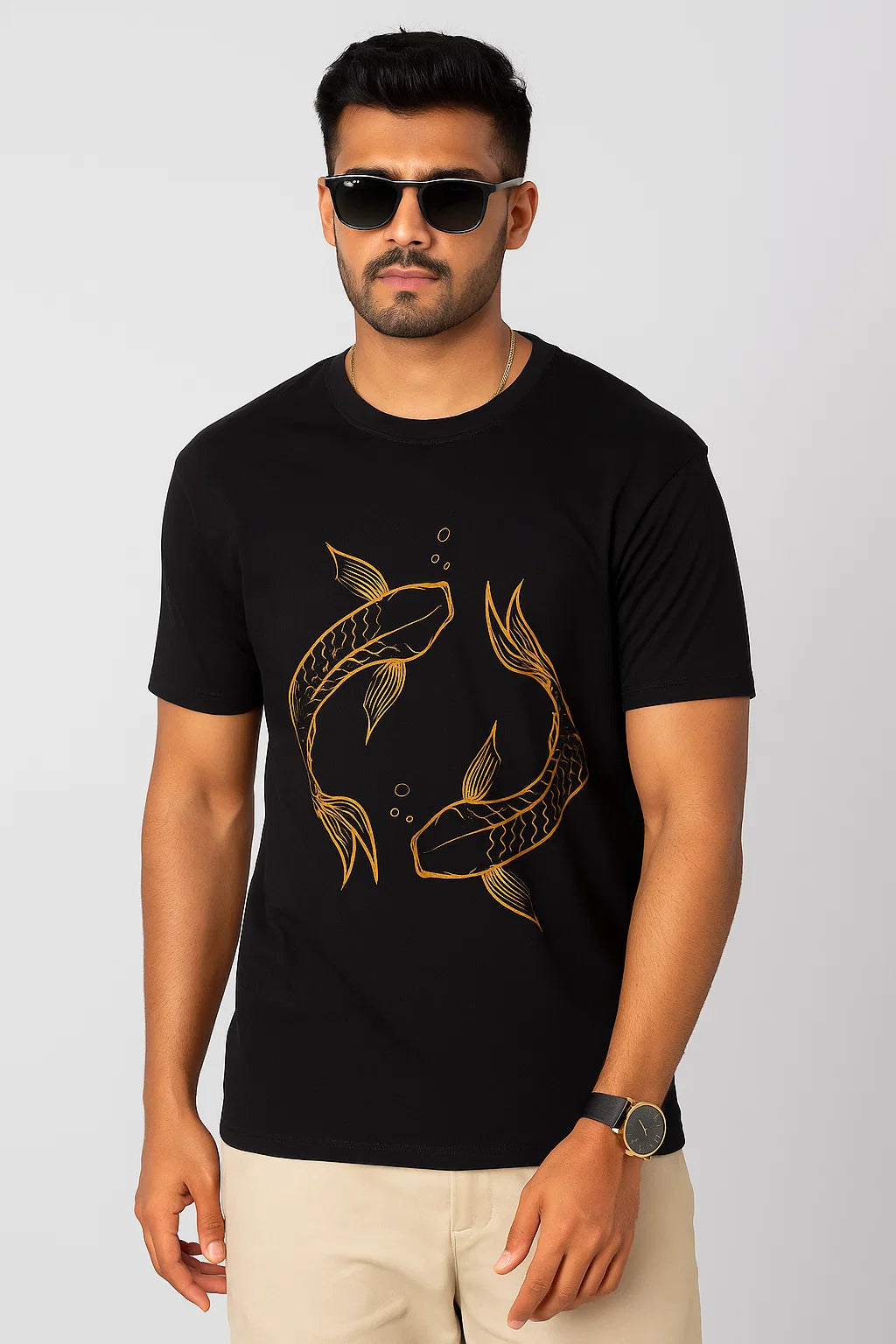 Unisex Pisces: Ride the Waves of Imagination Pure Cotton Tee