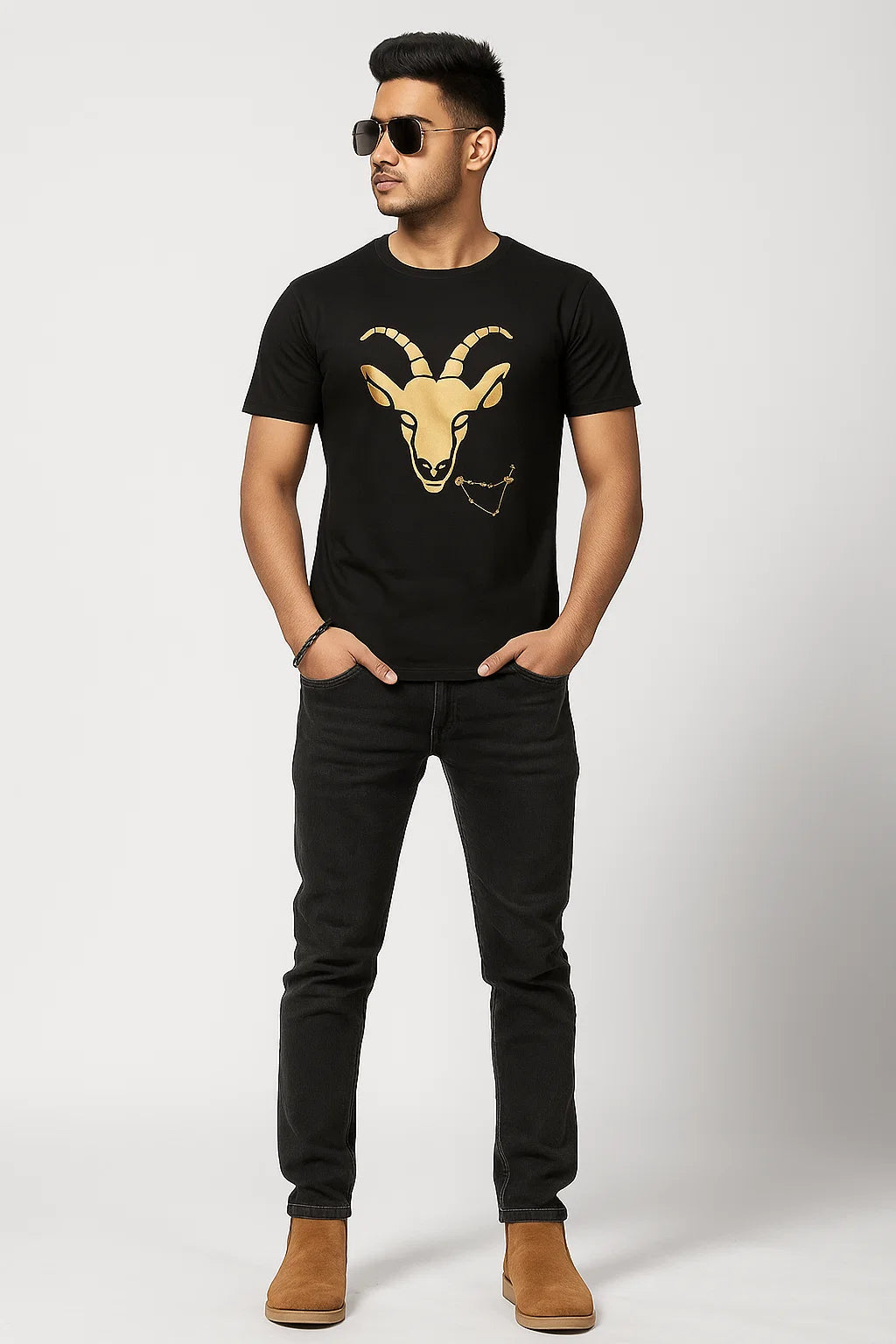 Unisex Capricorn: Ascend to Greatness Graphic Tee